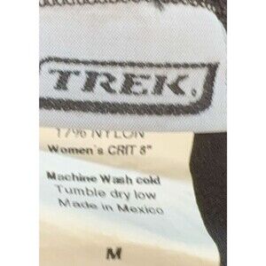 Cycling Shorts TREK Women's CRIT 8" M Black Road/Mountain/Indoor Biking